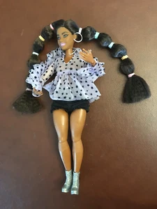 Mattel AA Barbie Puppen Barbie Extra Curvy Puppe voll beweglich - Bild 1 von 8