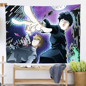 Mob Psycho 100 Anime Cosplay Tapiz Dormitorio Fondo Habitación Pared Decoración 75*100cm - Imagen 1 de 5