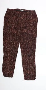 Pantalones para mujer Promod rojos poliéster talla 32 in L28 en regular - Imagen 1 de 12