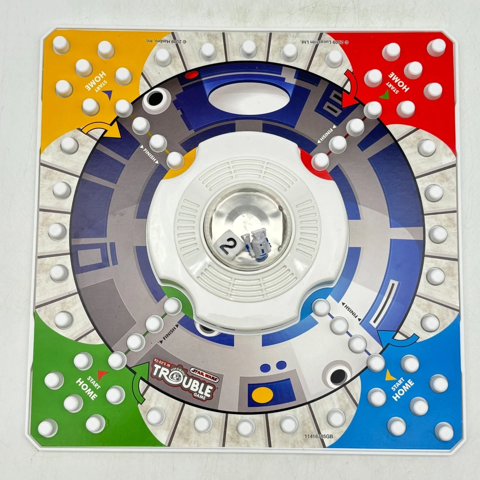 Star Wars R2 D2 Is In Trouble Game Unit 2009 Replacement Pieces Popomatic - Image 1 of 2