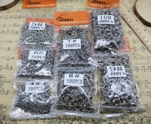 Steel Double Round Split Rings Fishing Snap Connector for Lure Tackle DIY 4~10mm - Picture 1 of 19