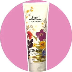 BATH & BODY WORKS HONEY WILDFLOWER ULTIMATE HYDRATION BODY CREAM 8oz. NEW - Picture 1 of 2