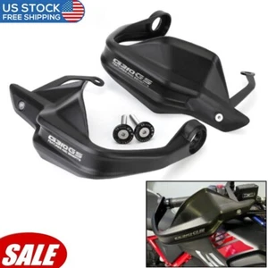 For 21-25 BMW G310GS Black Handlebar Protectors Hand Guards Wind Deflector Pair - Picture 1 of 16