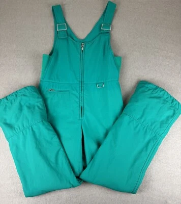 Pantalones de esquí para nieve Bogner vintage para mujer verde azulado talla 12 babero de esquí regular Foto 1 de 4