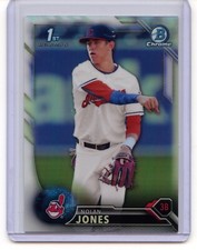 NOLAN JONES 2016 BOWMAN CHROME MLB BASEBALL REFRACTOR ROOKIE CARD ROCKIES NICE
