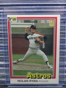 1981 Donruss Nolan Ryan #260 Astros