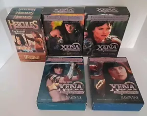 Xena Warrior Princess DVD Sets Seasons 2,3,5,6 & The Xena Trilogy Hercules VHS - Picture 1 of 8