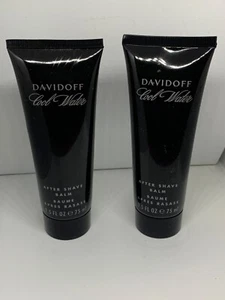 2 Davidoff Cool Water After Shave Balm 2.5 Fl Oz each 5 Fl Oz total - Picture 1 of 8