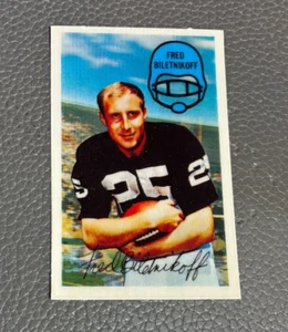 1970 Kellogg's 3-D Super Stars FRED BILETNIKOFF #50 Raiders - Picture 1 of 2