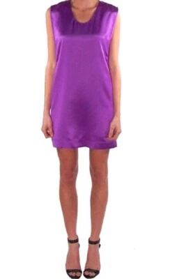 Vestido Helmut Lang ametista seda Lyrd recorte costas US$ 565 *NOVO COM ETIQUETAS* tamanho G - Imagem 1 de 3