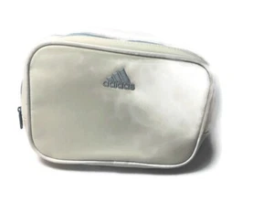 Adidas White Zippered Pouch Bag A1 - Picture 1 of 8