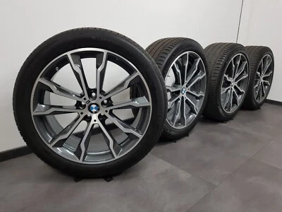 BMW 20 Zoll Sommerräder Felgen X3 G01 X4 G02 M699 Sommerreifen Michelin * DOT23 - Bild 1 von 4