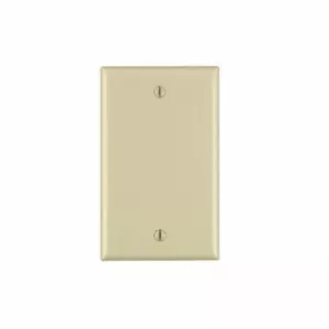 Leere Single Gang 1-Gang Unterputz Wandblende Steckdose Abdeckung - Elfenbein Beige - Bild 1 von 1