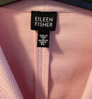 Reduced! Eileen Fisher Pale Pink Lightweight Zip Front 3/4 Sleeve Jacket PL