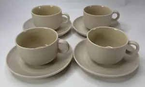 Hornsea Concept Set di 4 tazze e piattini da caffè/tè dall'Inghilterra - Foto 1 di 8