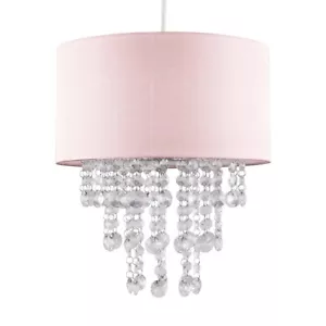 Easy Fit Ceiling Pendant Light Shade Acrylic Jewel Droplet Chandelier Lampshades - Picture 1 of 222