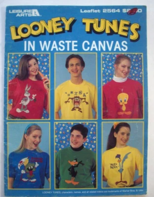 Looney Tunes cross stitch pattern Taz  Road Runner Daffy Duck Bugs bunny - Image 1 of 4