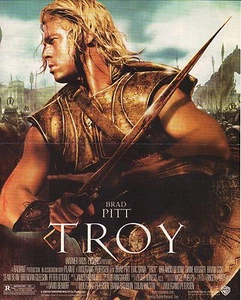 Anuncio impreso de película Brad Pitt--Troy--2004 Warner Brothers - Imagen 1 de 1