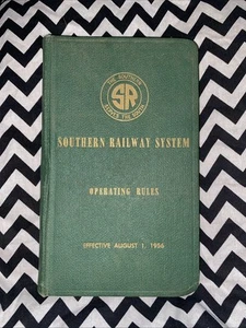 Southern Railway System - 1956 Book of Operating Rules Vintage, Train Collection - Picture 1 of 7