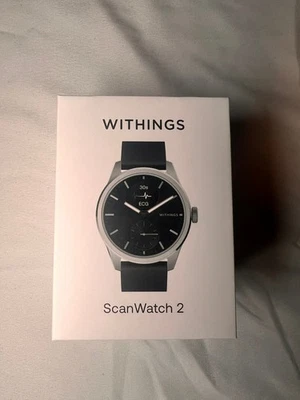 Withings ScanWatch 2 Smart Watch Heart Rate, Fitness & Sleep Tracker 42MM - Image 1 of 4