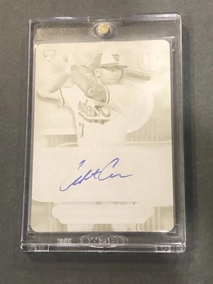 2024 Topps Tribute Colton Cowser 1/1 YELLOW Printing Plate Auto  #TA-CC - Image 1 of 4