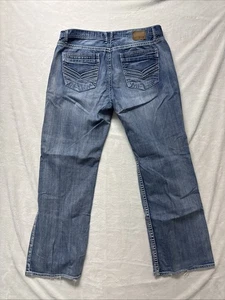 BKE Buckle Tyler Boot Leg Cut Jeans Mens 40L Blue Medium Wash Denim Pants 40x33 - Picture 1 of 10