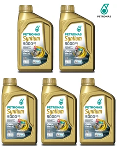 5 Litri Olio Petronas Syntium 5000 Xs 5W30 Syntethic C2 C3 FCA 955535-S3 NUOVO - Imagen 1 de 3