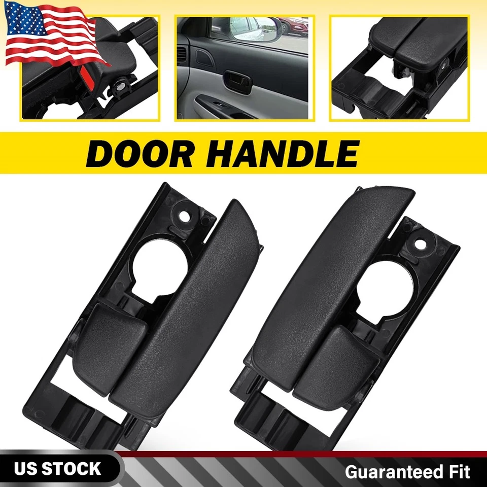 Juego de par de manijas de puerta interior delanteras izquierda y derecha para Hyundai Accent 2006-2011 Foto 1 de 4