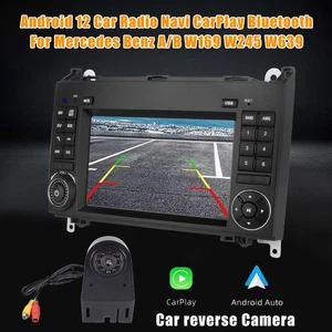 7" GPS Navi Car Radio BT+Roof Reverse Camera For Mercedes Benz Vito W639 V6 Van - Picture 1 of 24