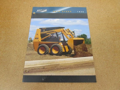 1995 Case Skid Steer 1838 sales brochure 12pg ORIGINAL mining construction - Image 1 of 4