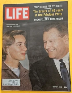LIFE MAGAZINE - May 17 1963 - Rockefellers - Mystery Cloud - EXCELLENT condition - Picture 1 of 6