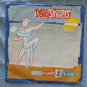 DIRE STRAITS ExtendeDancEPlay TWISTING BY THE POOL 7" SINGLE VERTIGO DSTR2 P/S - Picture 1 of 6