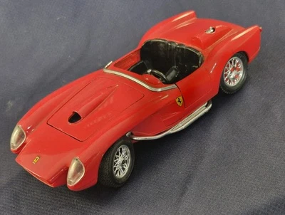 1957 Ferrari 250 Testa Rossa escala 1/24 Burago veículos modelo carro - Imagem 1 de 4