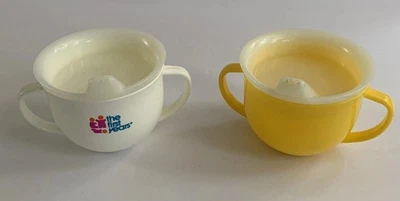 Vtg Millennials Y2K Gen Z “The First Years” Trainer Baby Sippy Cup Lot Of 2 - Image 1 of 4