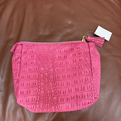 Bolsa de maquillaje Nordstrom Beauty bolsa de cosméticos de cuero sintético ROSA Foto 1 de 3