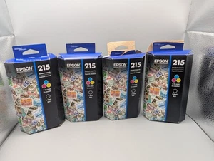 NEW EPSON 215 Ink Standard Capacity Black & Tri Color Cartridge Combo 11/2027 - Bild 1 von 4