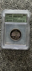 1999-S Proof Connecticut Quarter ICG PR69 DCAM - Picture 1 of 2