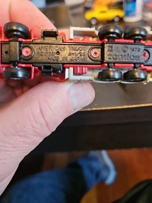 Camión de remolque Tomica Vintage 1978 No.F63 American Truck rojo hecho en Japón Foto 1 de 4