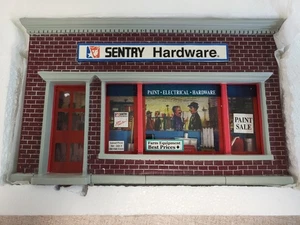 Sentry TRUST WORTHY hardware store toy diorama NEW crown premiums L. Never Used. - Picture 1 of 1
