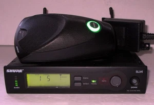 Shure SLX4-H5, MX690-H5 518-542 MHz Wireless Boundary Mic Transmitter & Receiver - Bild 1 von 4