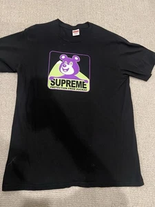 Camiseta Ultra Rara Supreme Bear Negra Púrpura Talla Med FW20 Protección Suckas - Imagen 1 de 8