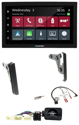 Blaupunkt 2DIN Lenkrad USB Bluetooth DAB Autoradio für Toyota FJ ab 2007 - Bild 1 von 4