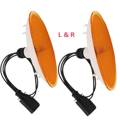 2 luzes indicadoras laterais esquerda+direita para-choque dianteiro para Bentley Continental GT GTC 04-11 - Imagem 1 de 4