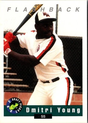 1992 Classic Draft Picks Dmitri Young #89 St. Louis Cardinals Baseball Card - Image 1 of 2