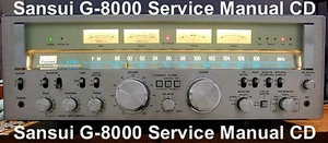 SANSUI G-8000/801 G-9000/901 RECEPTOR ESTÉREO MANUAL DE SERVICIO EN UN CD - Imagen 1 de 1