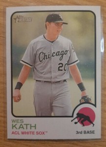 2022 TOPPS HERITAGE MINORS WES KATH #40 CHICAGO WHITE SOX