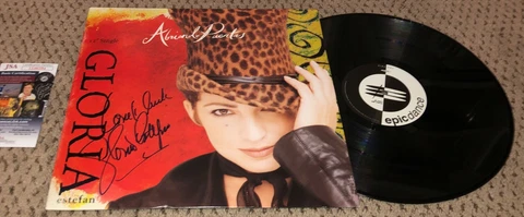 GLORIA ESTEFAN SIGNED ALBUM LP AUTOGRAPH COA LP VINYL JSA Cover