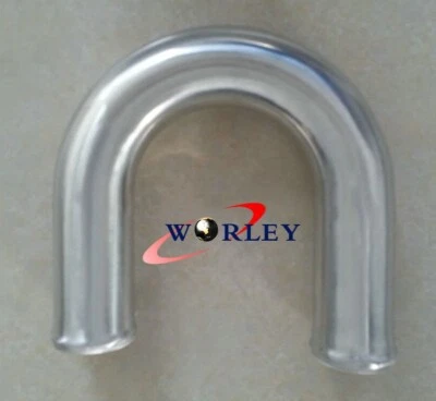 2.5"/ 64MM 180 Degree Aluminum Turbo Intercooler Pipe Piping Tube Tubing L=600mm - image 1 of 4