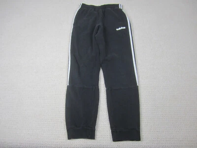 Pantalones deportivos Adidas para hombre medianos negros cónicos al tobillo ropa deportiva jogger fútbol Foto 1 de 4