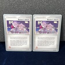 2x 2006 Rocket's Admin 86/109 World Championships Pokemon Card